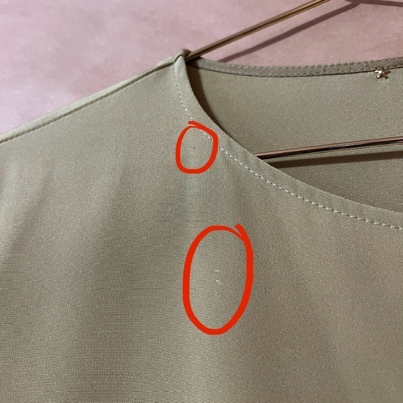 Peter Cohen | Silk Shirt Dress V-Neck Split Neckline Popover Chartreuse Size XS - Picture 6 of 16